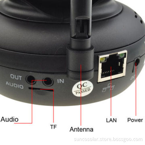 Wireless IP camera with VGA resolution, supports remote view on smartphones